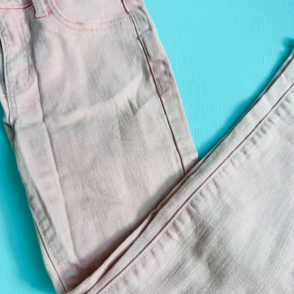 GAP Kids Pink Skinny Jeans Size 6 High Rise Super Skinny Adjustable Waist